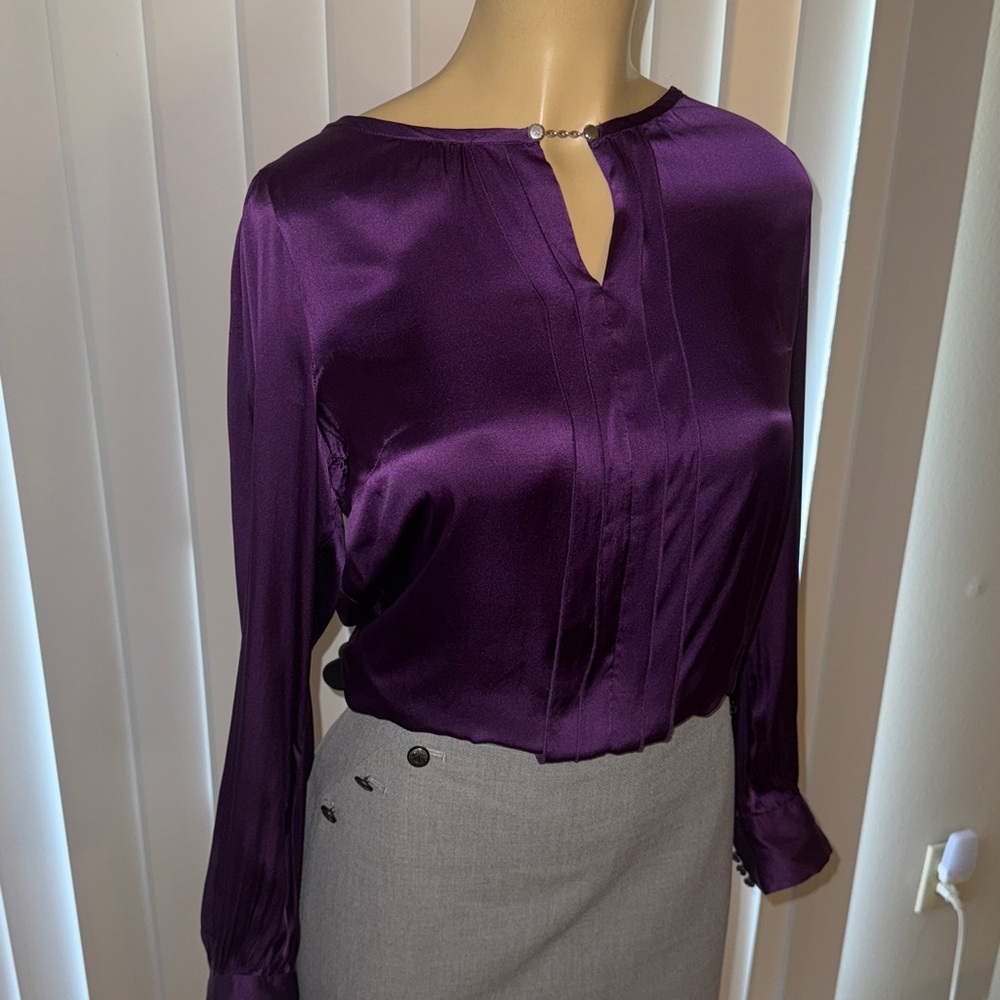 WHBM Elegant Purple Women's Top